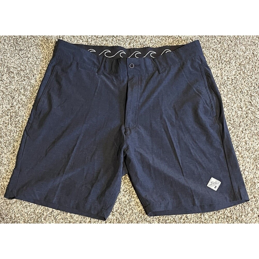 Men's Trunks Navy Hybrid Shorts, Size 34